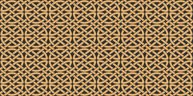 Seamless texture celtic style Original ethnic ornament