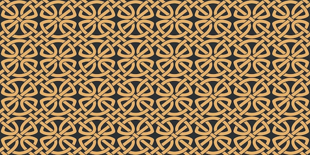 Seamless texture celtic style Original ethnic ornament