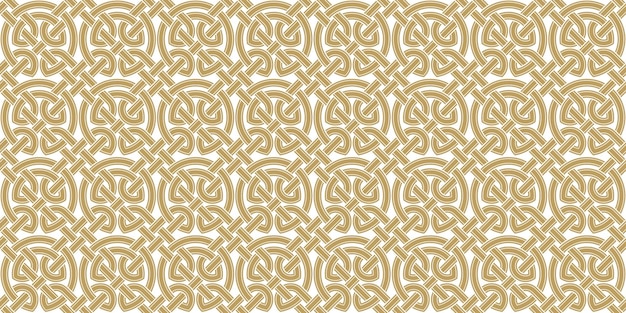 Seamless texture celtic style Original ethnic ornament