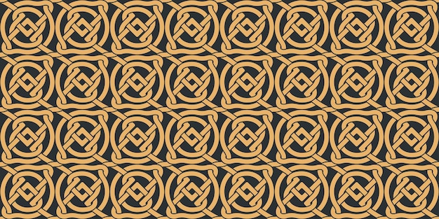 Seamless texture celtic style Original ethnic ornament