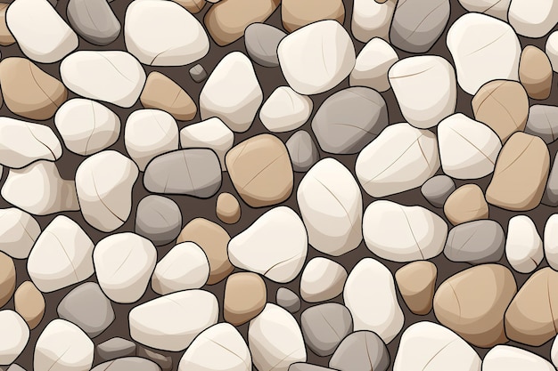 a seamless texture of a colorful rocks