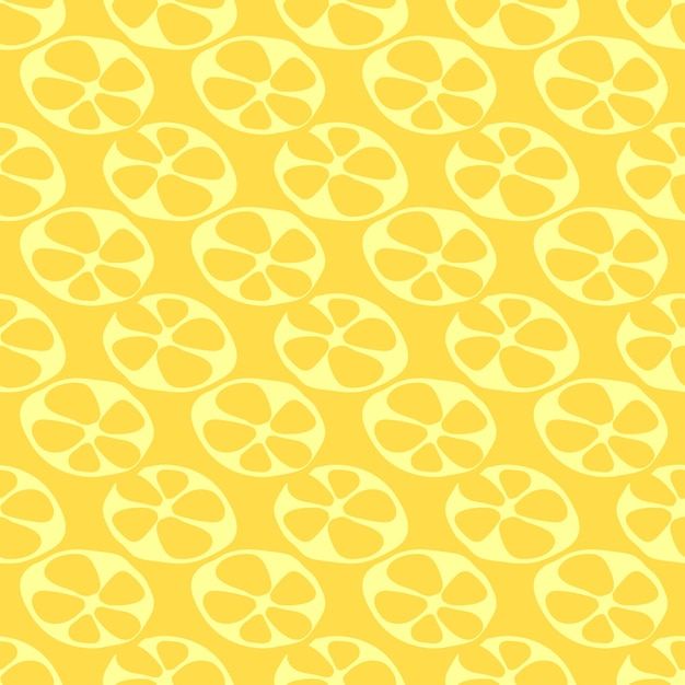 Seamless texture Decorative background design with citrus summer fruits Colorful vector pattern for textile stationery wallpaper wrapping paper web scrapbook