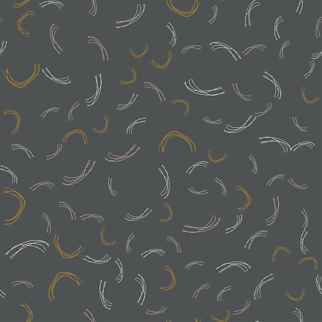 Seamless texture with abstract rings on a gray background