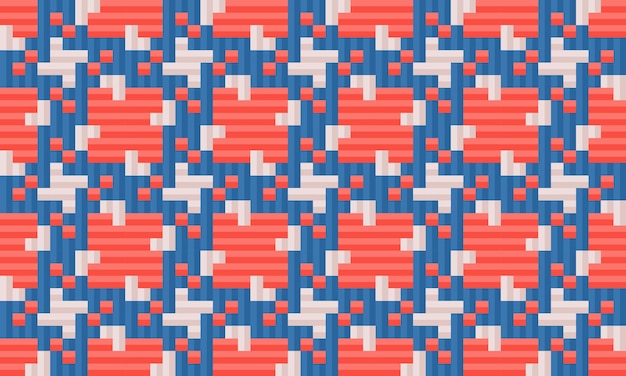 Seamless traditional woven pattern called Anyaman