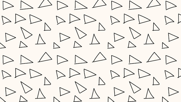 Seamless triangle line art abstract pattern