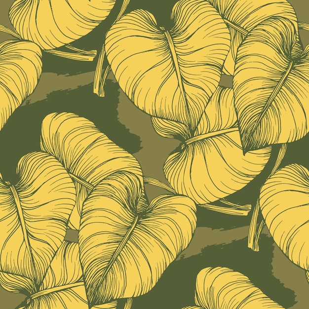 Seamless tropical pattern