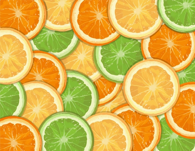 Seamless vector based Fruit Pattern Illustration