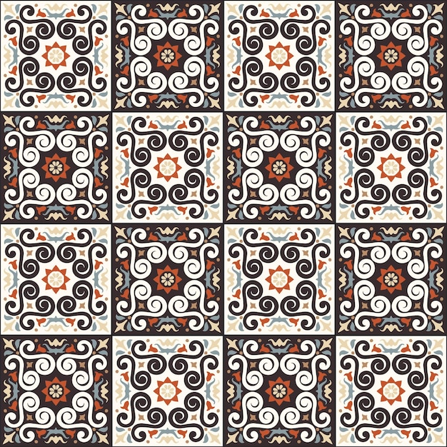 Seamless vector border in ethnic style Geometric ornament Decorative strip for textiles