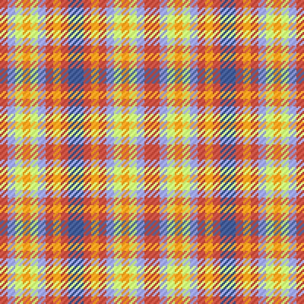 Seamless vector pattern Check tartan background Fabric plaid texture textile