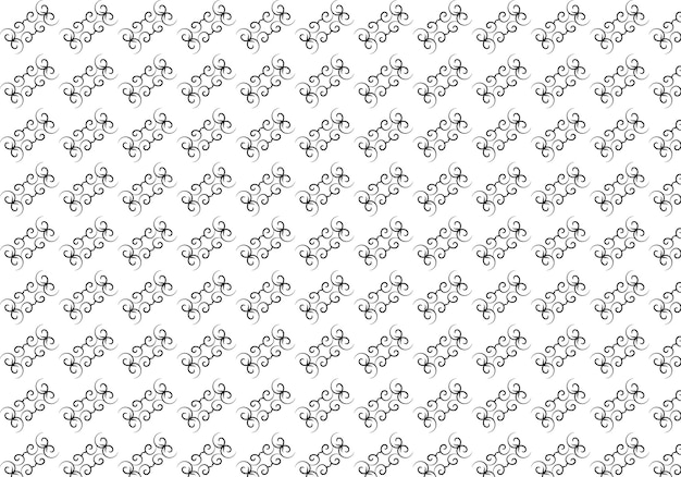 Seamless vector pattern in ornamental style vector free