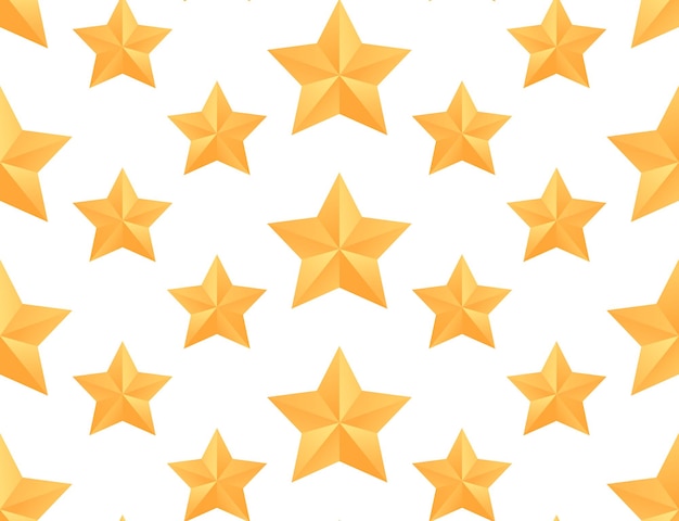 Seamless vector pattern with paper origami stars for your design