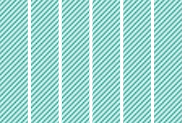 Seamless vertical lines of fabric vector background with a textile stripe texture pattern in white and cyan colors