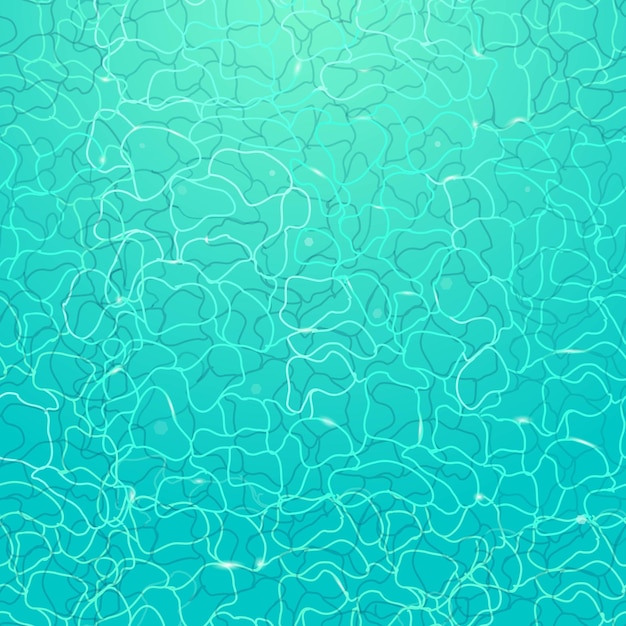 Vector seamless water texture. ripples in the water. the surface of the water. reflection in water.