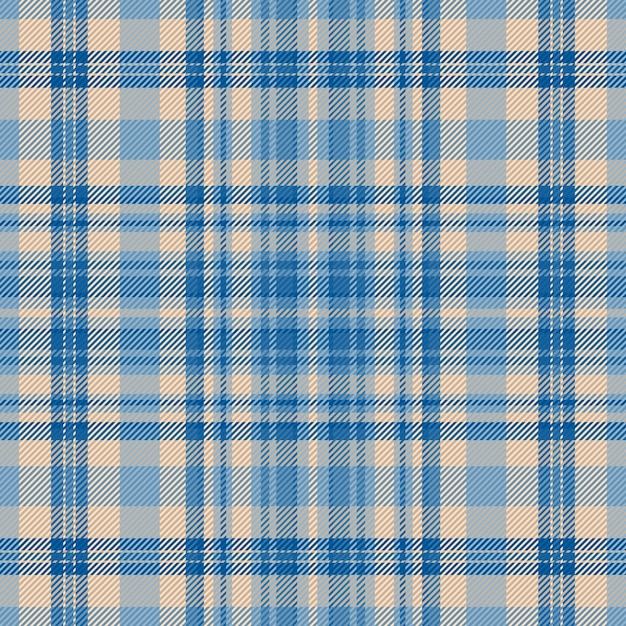 Seamless winter tartan plaid pattern background Vector illustration