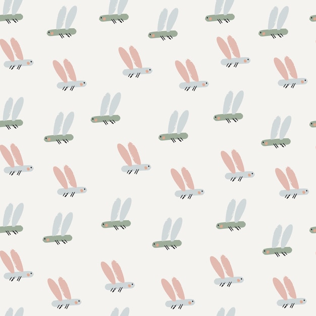 Seamless woodland animals pattern. Creative kids forest texture for fabric, wrapping.