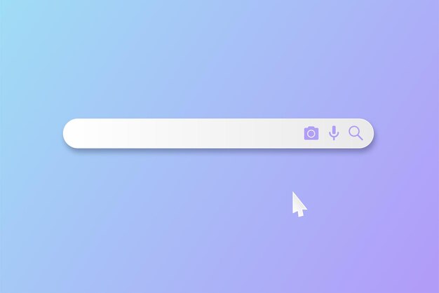 Search bar design element search bar for user interface vector search