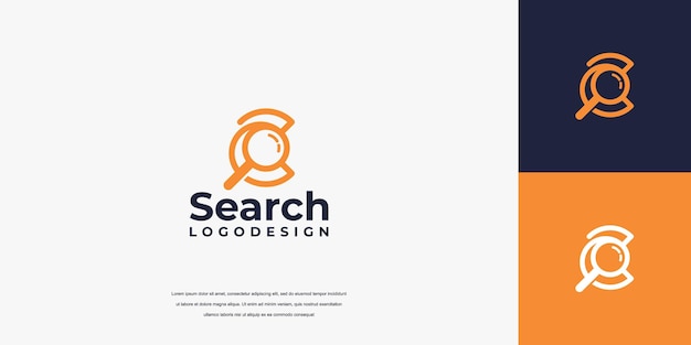 Vector search logo designs vector simple letter c logo