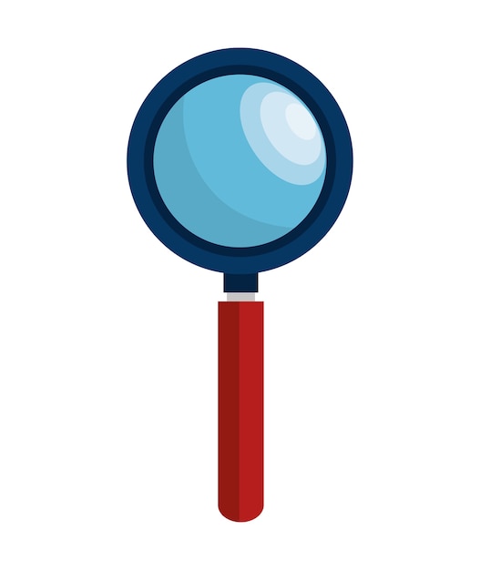 search magnifying glass isolated icon