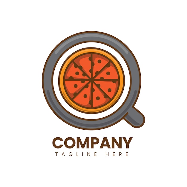 Search pizza shop logo design template