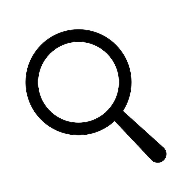 Search sign. Magnifying glass symbol.