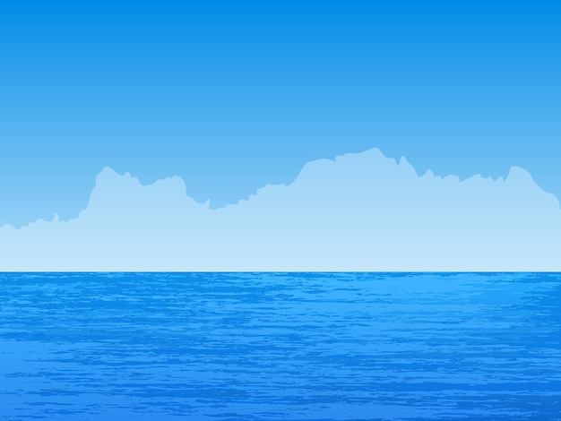 Vector seascape