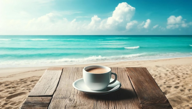 Seaside Morning Coffee Calm