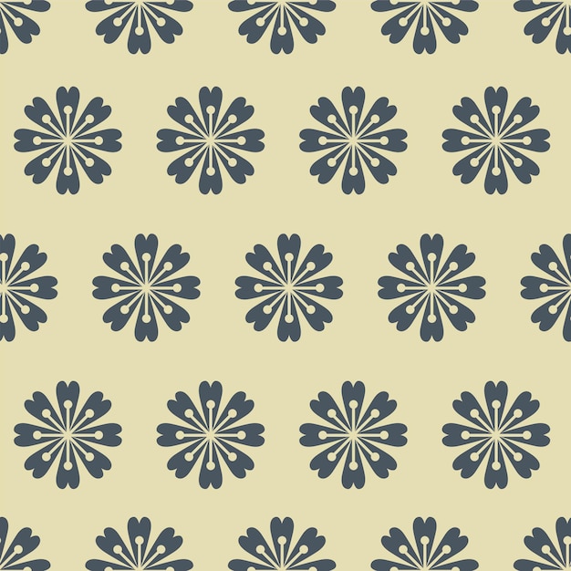 Seasonal blossom and foliage seamless pattern