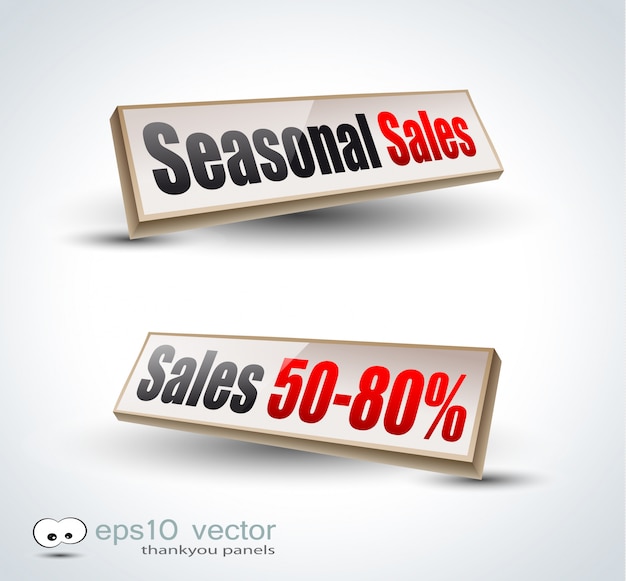 Seasonal Sales Box Panel