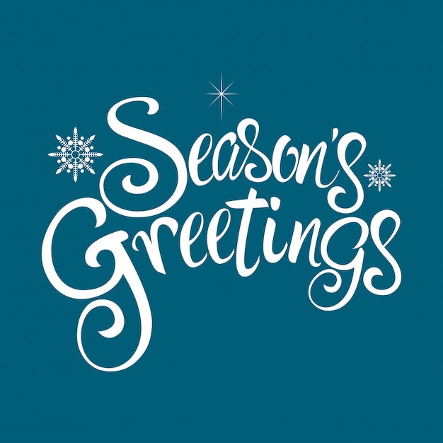 Seasons Greetings Text