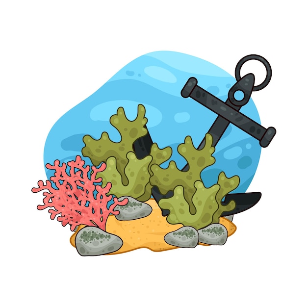 Vector seaweed