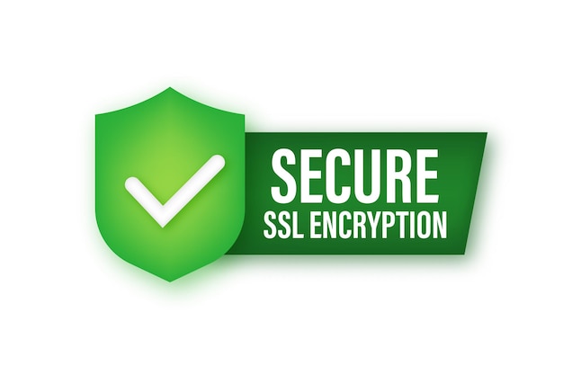 Secure internet connection SSL icon. SSL safe guard. Vector stock illustration.