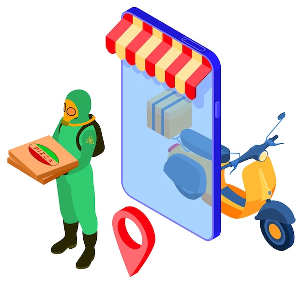 Secure online food delivery service