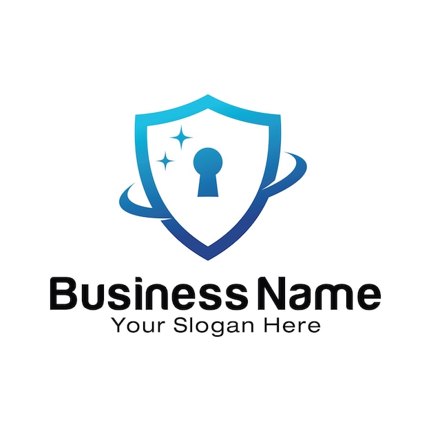 Secure Shield logo design template