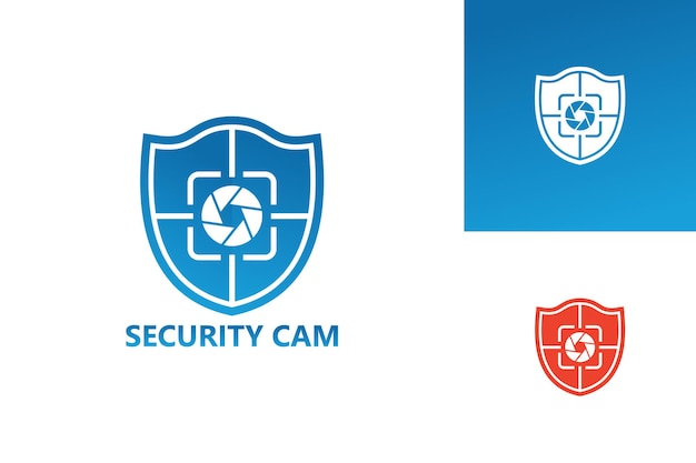 Security Camera Logo Template Design Vector, Emblem, Design Concept, Creative Symbol, Icon