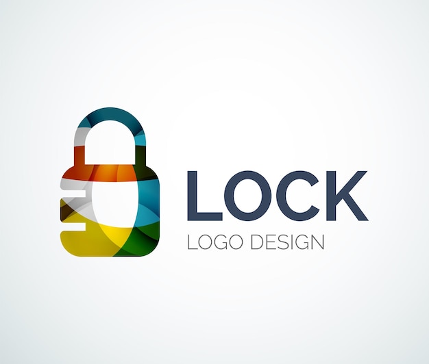 Security icon Lock logo