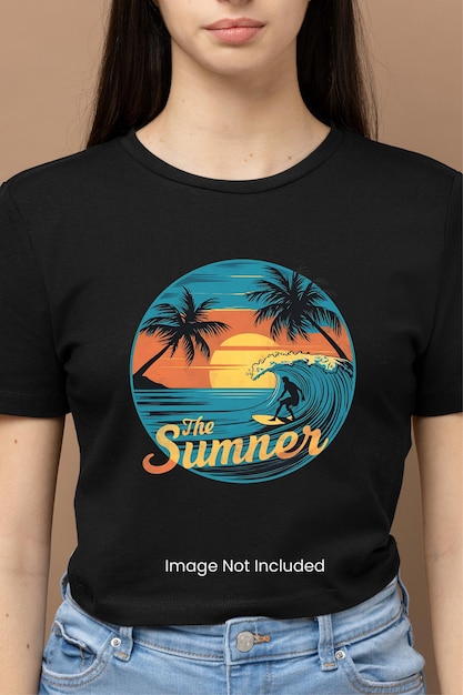 See Bitch summer t short design with coconut