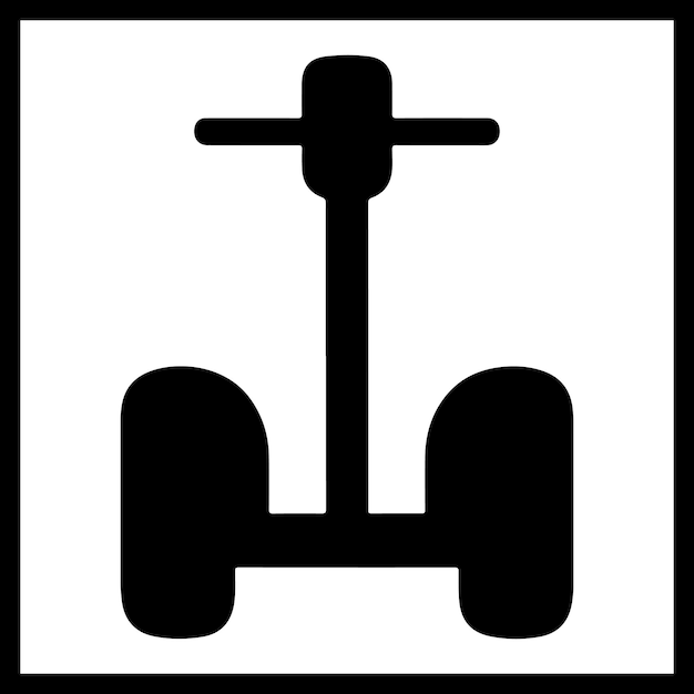 Segway silhouette image