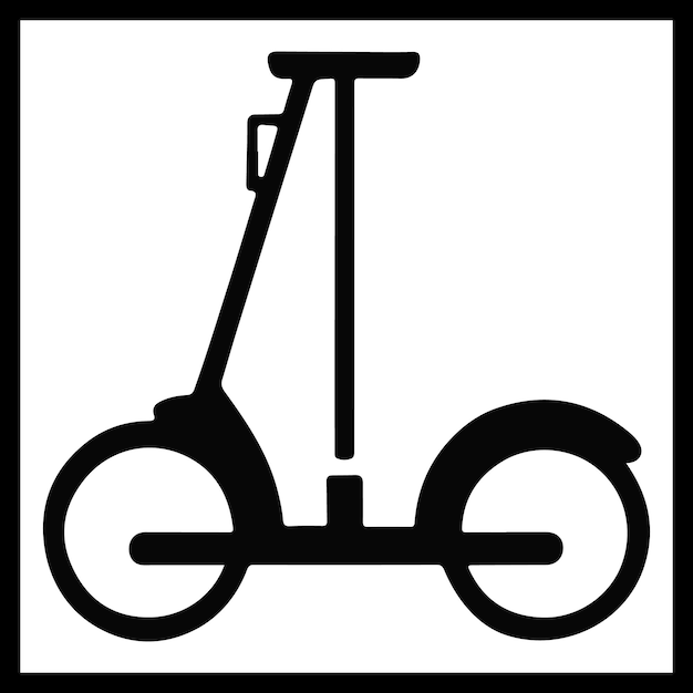 Segway silhouette image