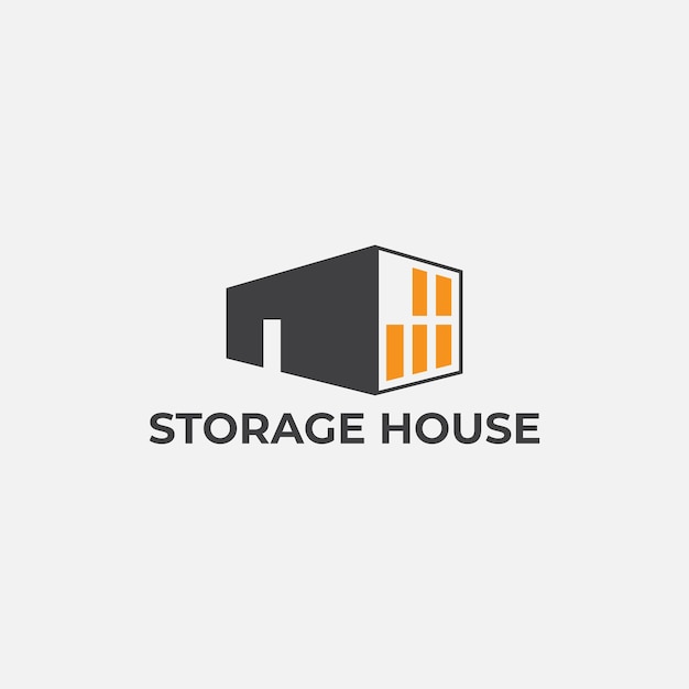 Self-storage logo design template