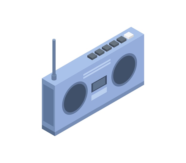 Senior boombox isometric