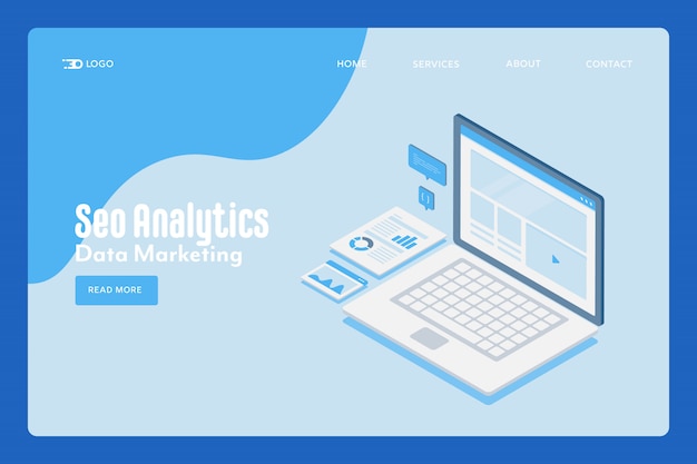 Seo analytics concept