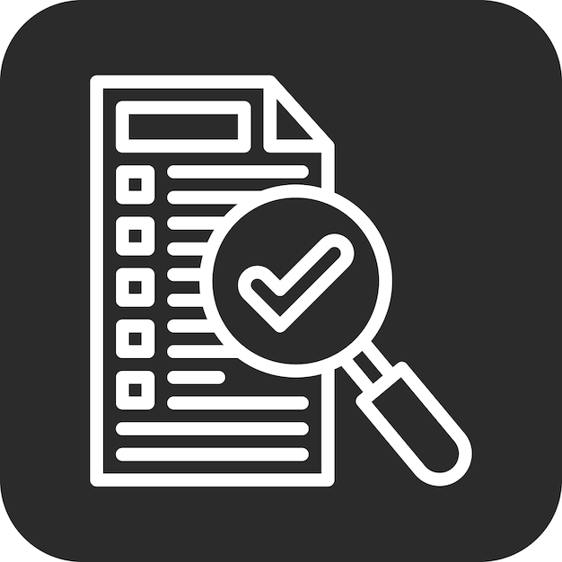 Seo Checklist vector icon illustration of Marketing iconset