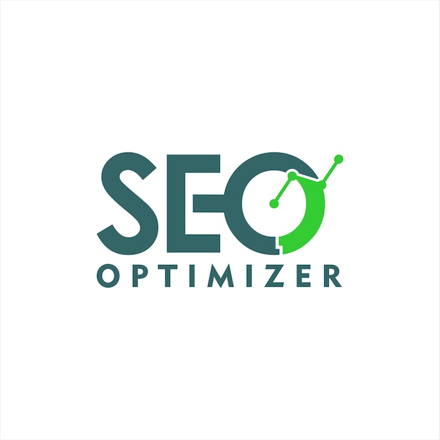 SEO logo simple text or typography