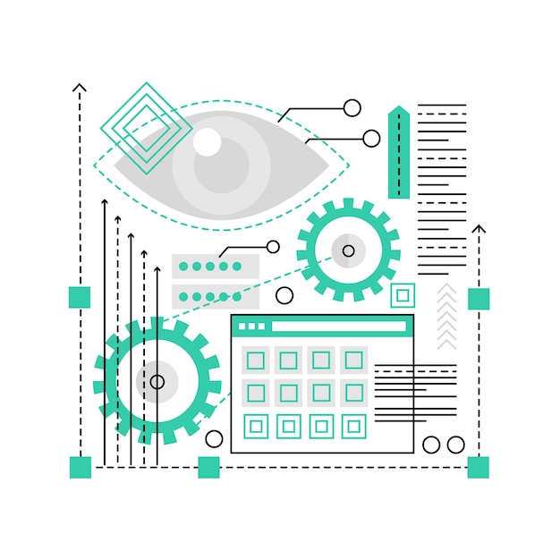 Vector seo web monitoring