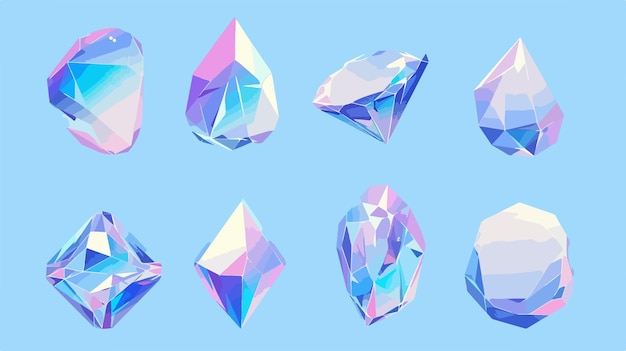 a series of diamonds with one that says  the blue diamond