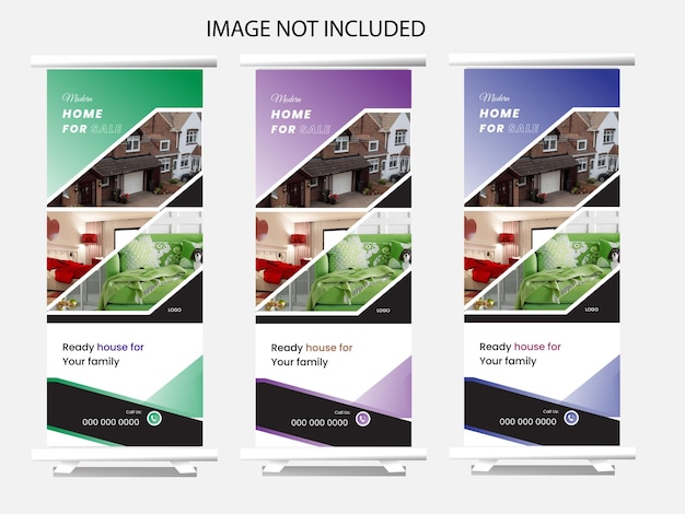 a series of posters for a house that says  no description