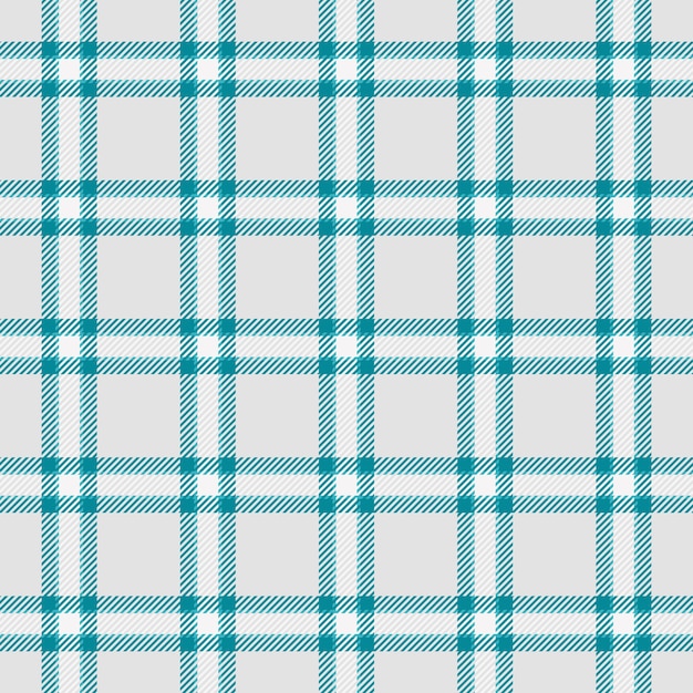 Vector service tartan textile check hounds fabric background pattern square seamless vector texture plaid in cyan and sterling silver colors