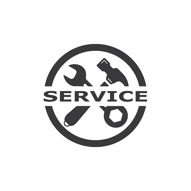 Service Tools vector icon illustration design template