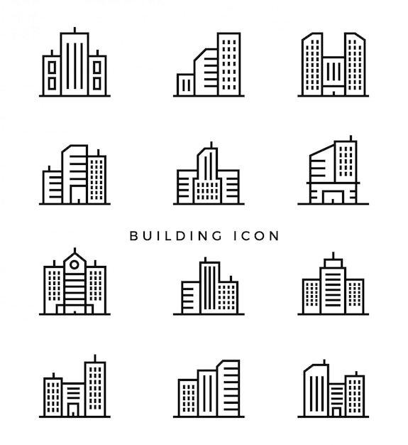 set building line icon