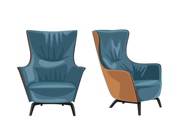 Set of Chair to use in animation illustration scene background cartoon etc